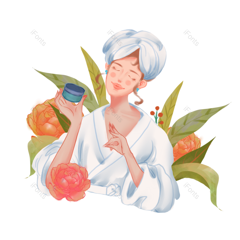 美女图片,女人元素,鲜花PNG,化妆品免抠素材